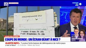 Coupe du Monde: pas d'écran géant à Nice "pour des raisons sanitaires"