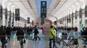 La gare Saint-Lazare à Paris.