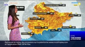Météo Côte d'Azur: journée ensoleillée, jusqu'à 24°C à Nice