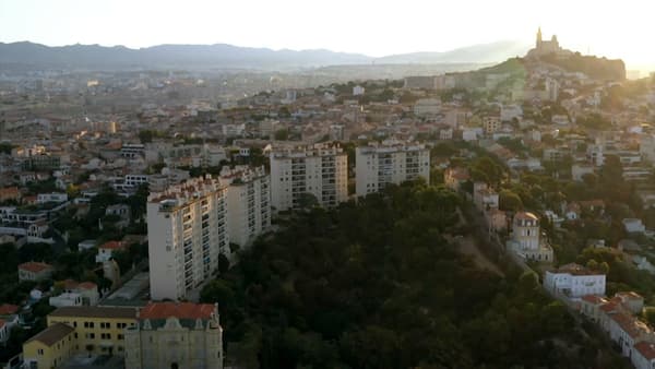 Une vue des quartiers nord de Marseille.