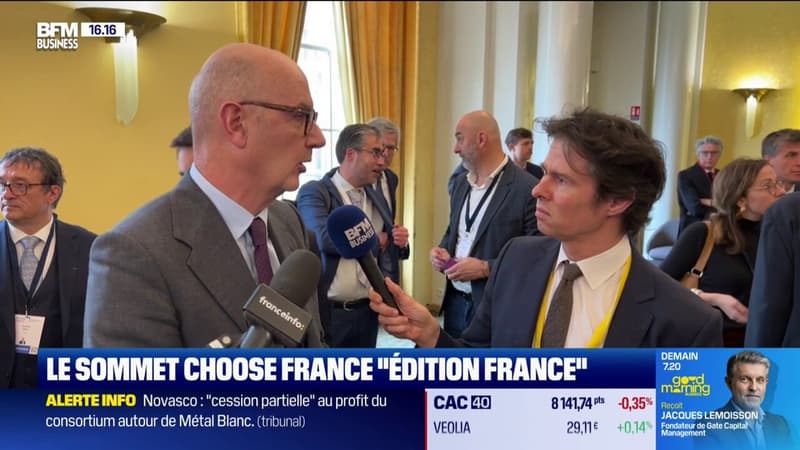 Roland Lescure s'exprime à Choose France