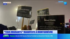 Hautes-Alpes: une centaine de personnes ont manifesté avec "Tous Migrants" à Montgenèvre