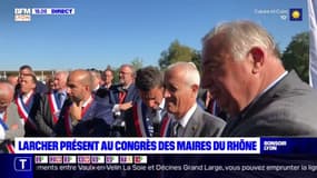 Gérard Larcher au congrès des maires du Rhône