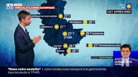 Météo Rhône: du soleil pour ce vendredi, jusqu'à 27°C à Lyon