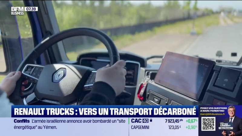 Renault Trucks accélère sur la décarbonation du transport de marchandises à Bourg-en-Bresse