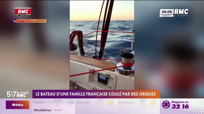 Le bateau d'une famille française coulée par des orques