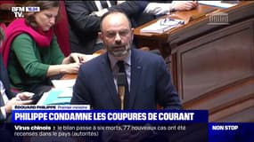 Édouard Philippe condamne les coupures d'électricité: "Tout cela c'est méconnaître la démocratie, la loi et tout cela doit être sanctionné"