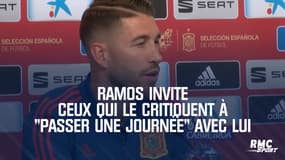 Ramos invite ceux qui le critiquent "à passer une journée" avec lui pour voir son professionnalisme