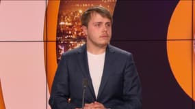 Le député LFI Louis Boyard le 3 avril 2024 sur BFMTV.