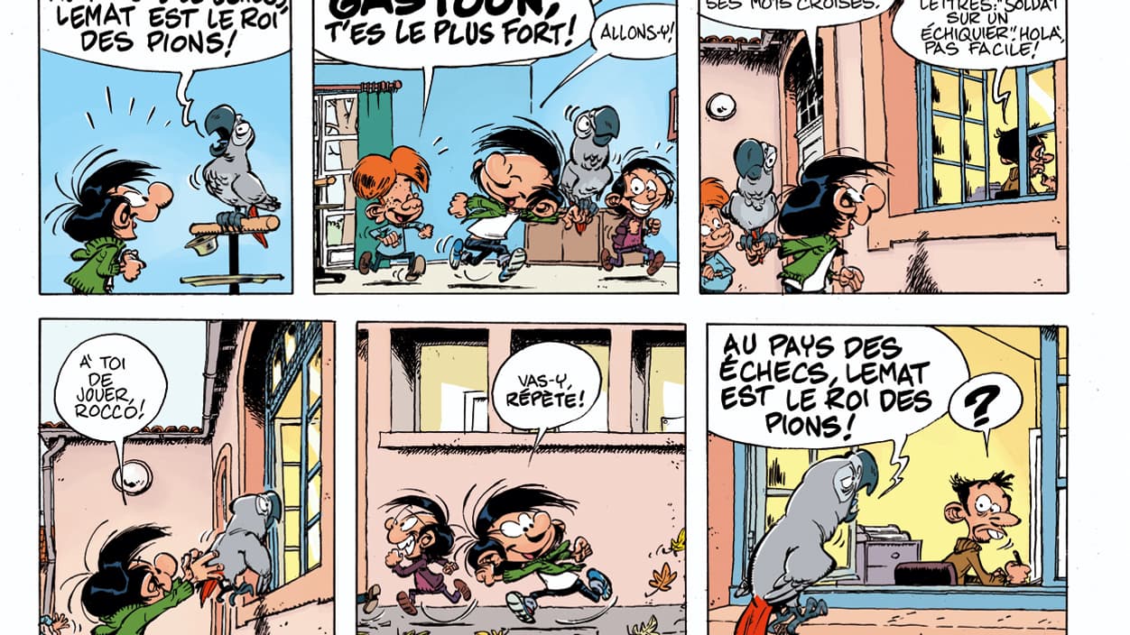 Une planche du premier tome de "Gastoon"