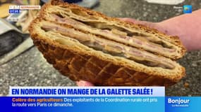 Andouille et camembert: une recette normande de galette des rois salée