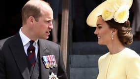 Kate Middleton et le prince William à Londres, le 3 juin 2022 (photo d'illustration)