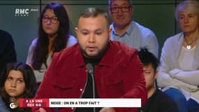 #Neige - "Avec ces intempéries, il y a une problématique qui est soulevée : on roule très bien dès que les poids lourds ont l'interdiction de circuler !" @AnasseKazib #GGRMC 