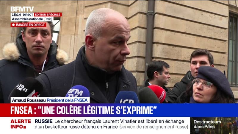 "Ma crainte c'est que la France ne pèse plus en Europe" affirme Arnaud Rousseau (FNSEA) sur le Mercosur