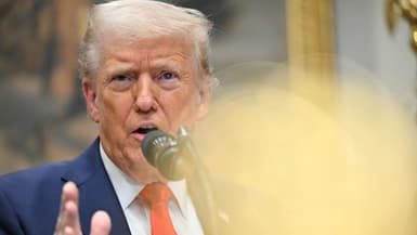 Donald Trump à la Maison Blanche, ce lundi 3 mars 2025.