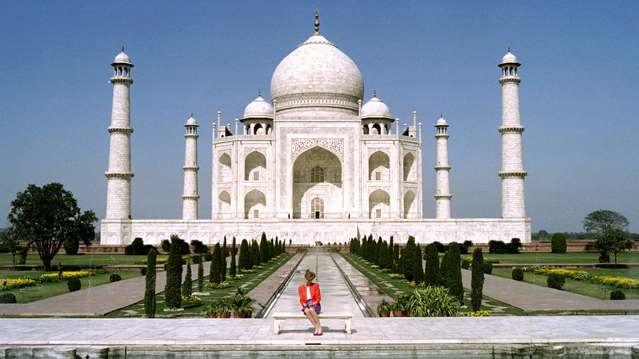 Diana au Taj Mahal en février 1992 Diana au Taj Mahal en février 1992