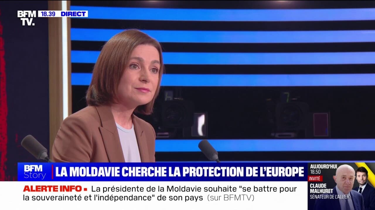 Maia Sandu, présidente moldave: 