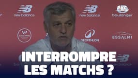 "Arrêter le match ? Pas la solution", Genesio préfère les interdictions de stade