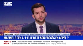 Procès du RN: “Marine Le Pen est confiante”, affirme Jean-Philippe Tanguy, député du Rassemblement National