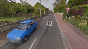 L'entrée de la zone 30 de la ville de Charentilly (Indre-et-Loire). 