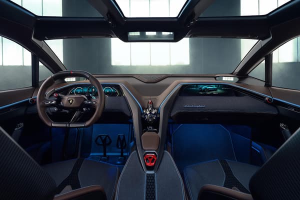 L'intérieur du concept Lamborghini Lanzador.
