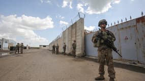 Des soldats de l'armée américaine sur la base aérienne K1 au nord-ouest de Kirkouk, dans le nord de l'Irak, le 29 mars 2020. (photo d'illustrationà