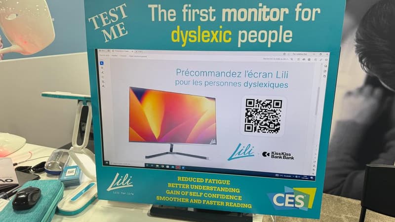 L'écran PC pour dyslexique Lili for Life