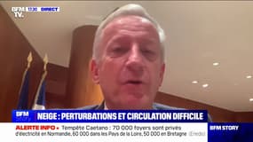 Neige en Mayenne: "Il y a eu des accidents essentiellement matériels", indique le président UDI du département, Olivier Richefou