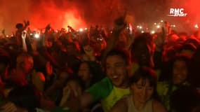 Nice 0-1 Nantes : L'énorme ambiance de la fan zone nantaise lors du but et du coup de sifflet final