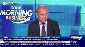 Alain Roumilhac, président de ManpowerGroup France, était l'invité de la matinale de BFM Business.