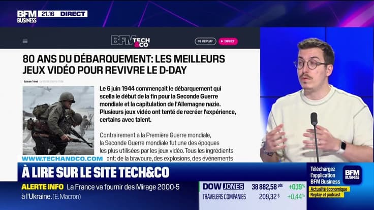 À lire sur le site Tech&Co : 80 ans du débarquement, les meilleurs jeux vidéo pour revivre le D-Day, par Sylvain Trinel - 06/06