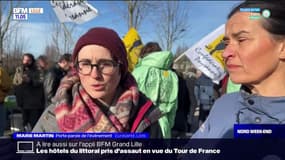 Loos: manifestation devant le siège de Bayer Monsanto