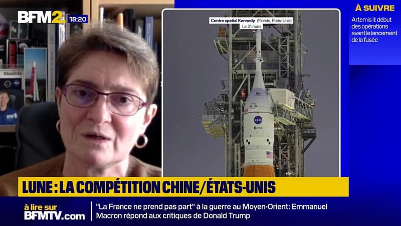 Retour sur la Lune: "Une priorité pour Donald Trump" face à la Chine "qui avance rapidement", explique Marie-Ange Sanguy (Espace et Exploration)