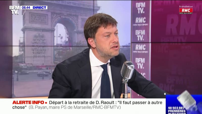 Benoît Payan, maire PS de Marseille: "Quand je regardais les écoles, j'avais honte"