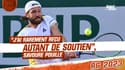Roland-Garros : "J’ai rarement reçu autant de soutien", savoure Pouille