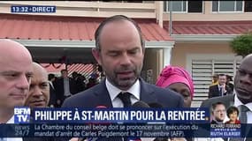"La rentrée se passe globalement bien" à Saint-Martin, assure Édouard Philippe