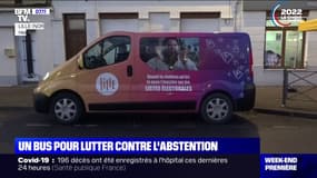 À Lille, un bus pour inciter à s'inscrire sur les listes électorales et lutter contre l'abstention