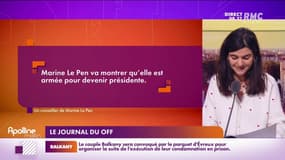 "Le journal du off" : duel à distance entre Marine Le Pen et Eric Zemmour ce week-end