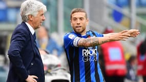 Gian Piero Gasperini et Papu Gomez en mai 2019