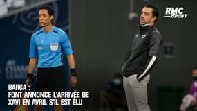 Barça : Font annonce l'arrivée de Xavi en avril s'il est élu 