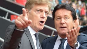 Frédéric de Saint-Sernin, l'ancien dirigeant du Stade Rennais, et Waldemar Kita, président du FC Nantes.