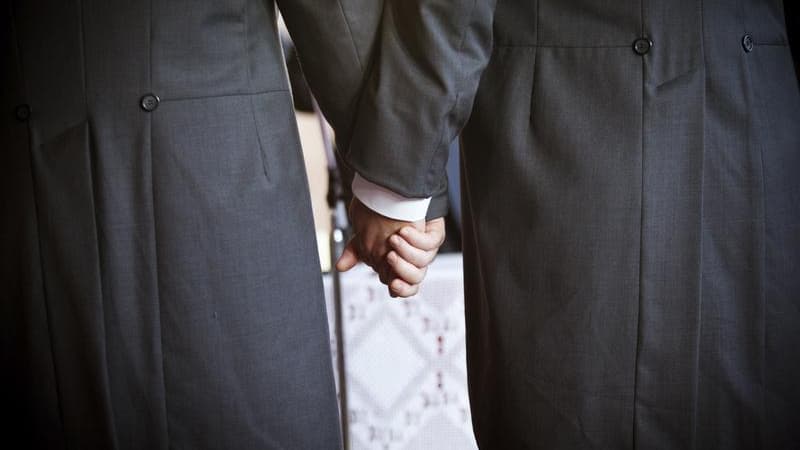 Les Français restent très partagés sur le droit des couples homosexuels à adopter des enfants mais ils sont près des deux tiers à se prononcer en faveur du "mariage pour tous", selon un sondage Ifop. Soixante-trois pour cent des personnes interrogées pens