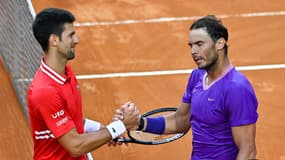 Novak Djokovic et Rafael Nadal