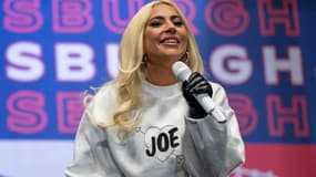 Lady Gaga chante lors d'un meeting de Joe Biden à Pittsburgh