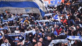 Des supporters marseillais au Vélodrome le 12/01/2024	