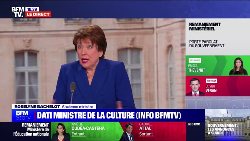 Rachida Dati nommée ministre de la Culture: Roselyne Bachelot salue 