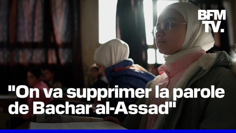 En Syrie, première rentrée des classes dans un collège après la chute du régime de Bachar-al-Assad