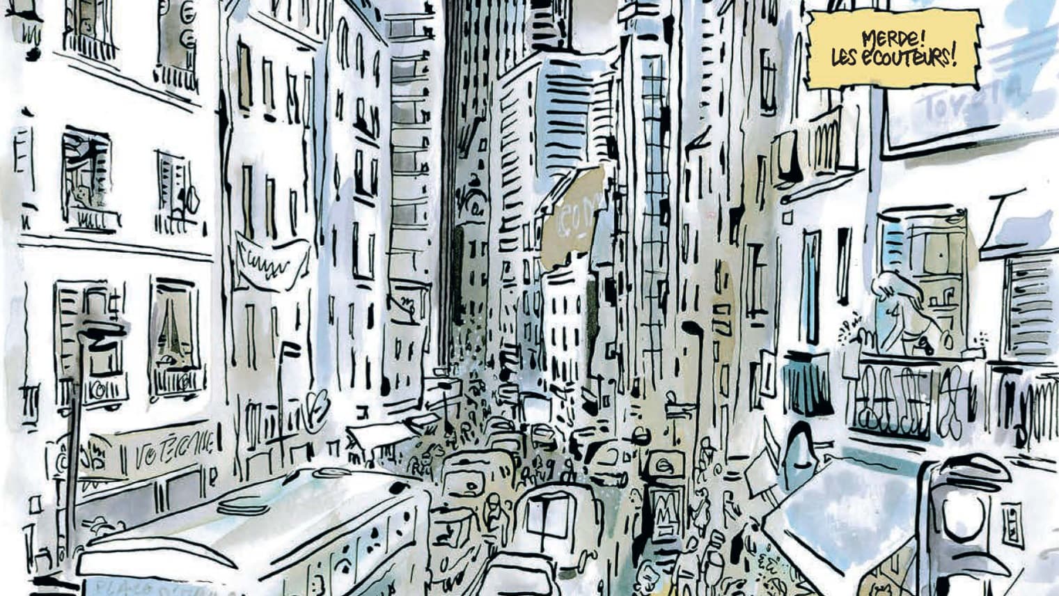 Une planche de "Vernon Subutex" de Luz et Virginie Despentes