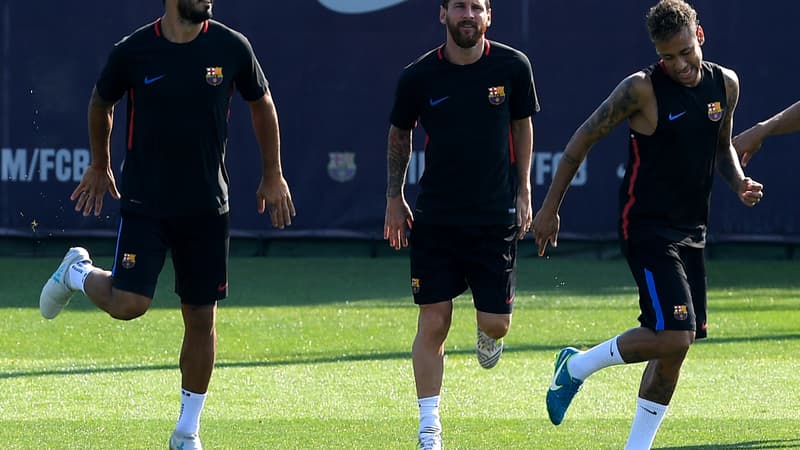 Luis Suarez, Lionel Messi et Neymar