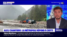 "Pas de leçons à recevoir": la métropole répond à Éric Ciotti sur les travaux post-tempête Alex